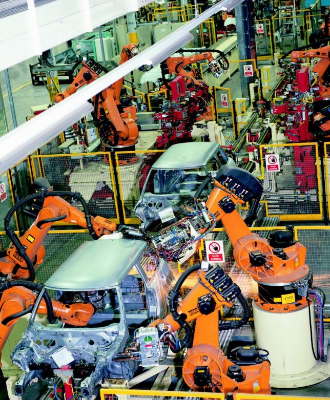 MINI Plant Oxford robot production line